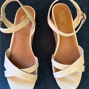 Franco Sarto Women's Tan Wedge Sandals